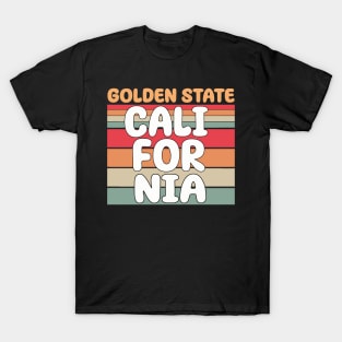 Golden State California Retro T-Shirt